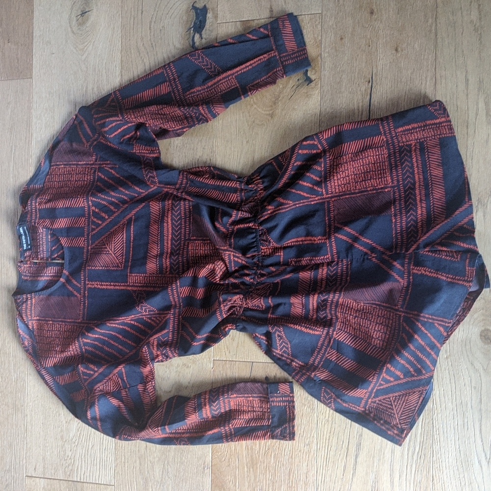 The Fifth Label printed romper with shoulder cut out size xsmall